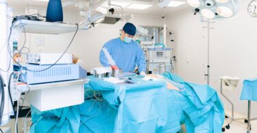 a doctor in an operating room