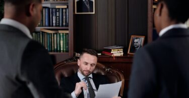 lawyers in an office