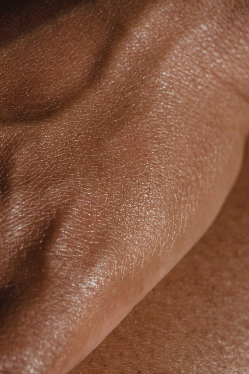 hand of unrecognizable person with veins