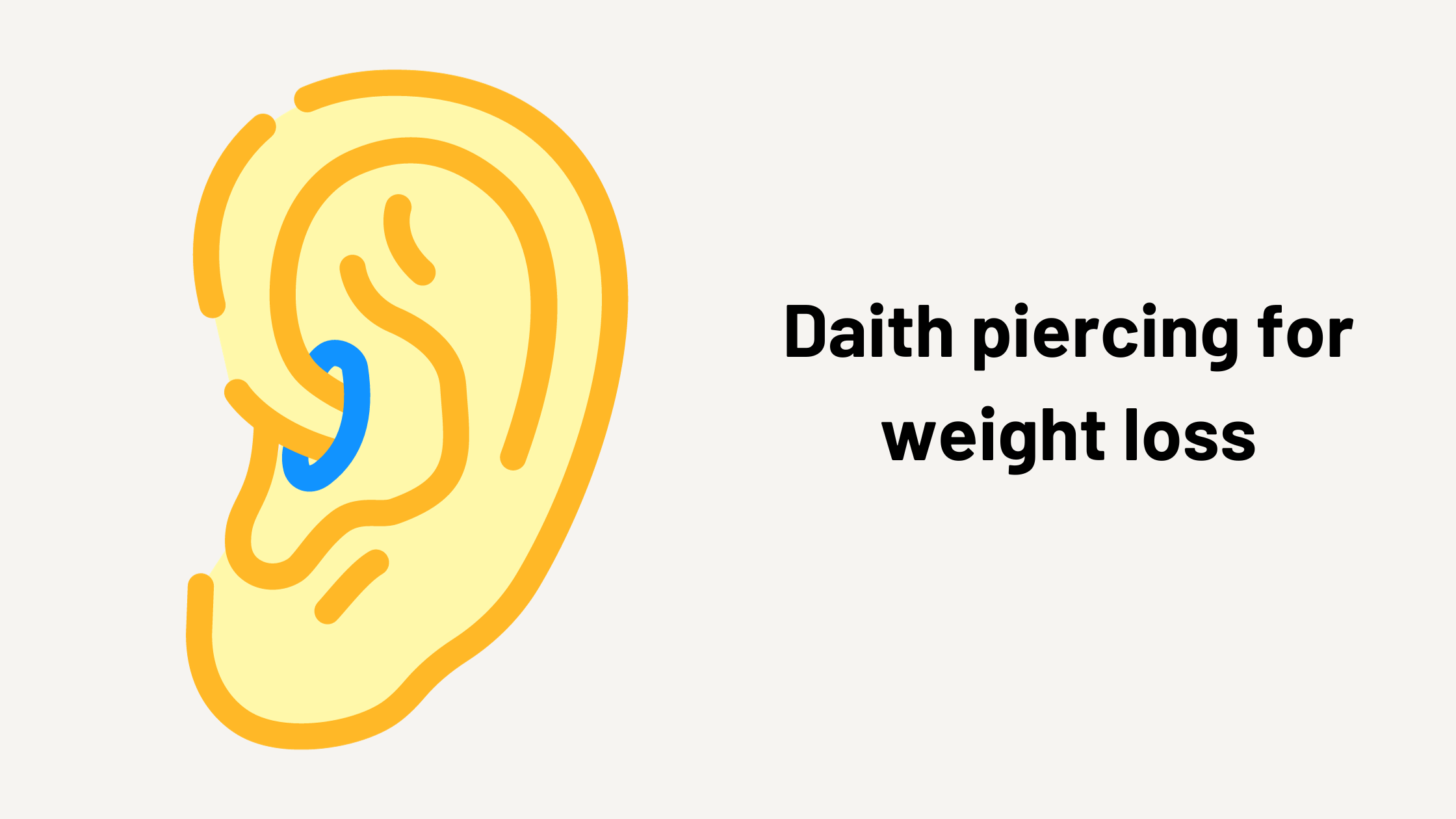 Daith piercing for weight loss