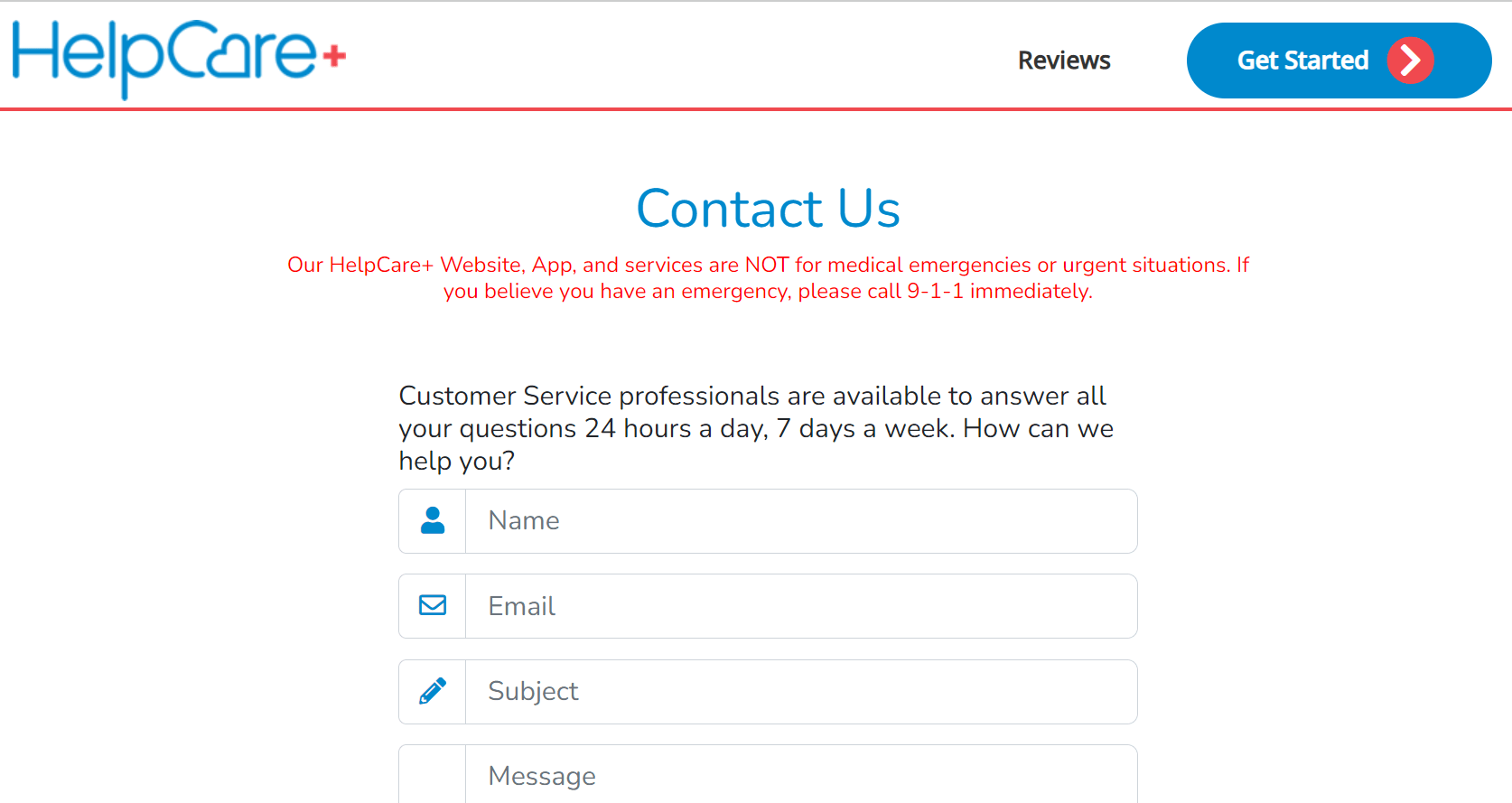 HelpCare Plus Contact
